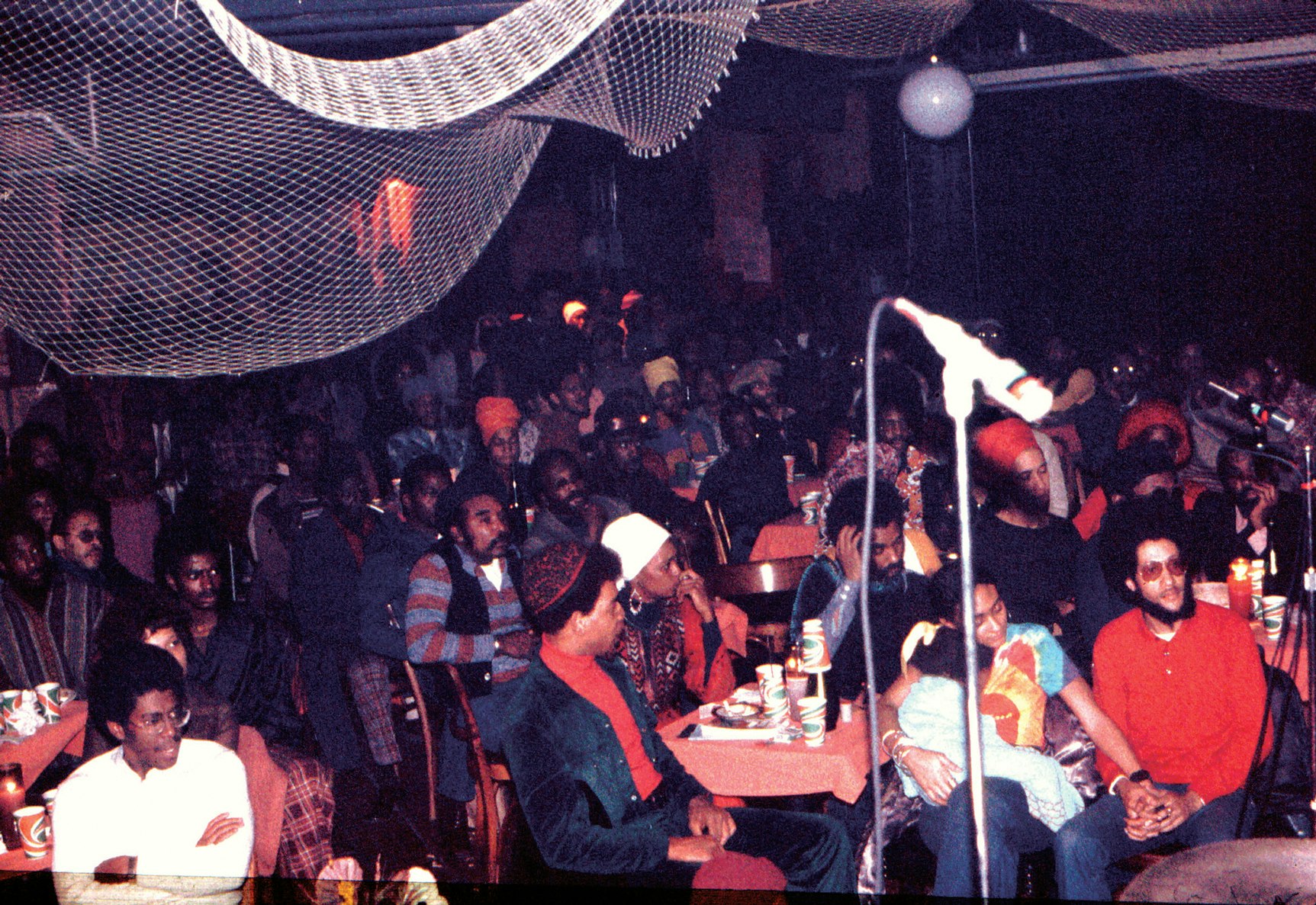 Gary Bartz (far right) in the audience. Photo by and courtesy of Basir Mchawi.